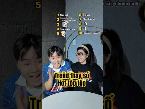 Khi Tui Đu Trend Đếm Số Và Thay Số Hack Não … Xem Đứa Nào Lú Trước 🧠 #shorts || Yến Nồi Cơm Điện
