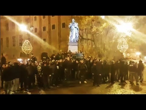 Zawisza Bydgoszcz na starówce w Toruniu | 17.11.2018