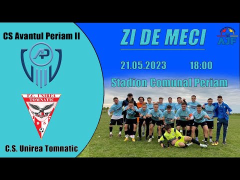 CS Avantul Periam II  0-1  CS Unirea Tomnatic  |  Liga 6 Seria 2 Timis |  Repriza 1