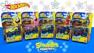 Unboxing SpongeBob SquarePants Hot Wheels Monster Trucks!