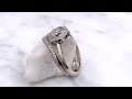 video - Vintage Art Deco Engagement Ring