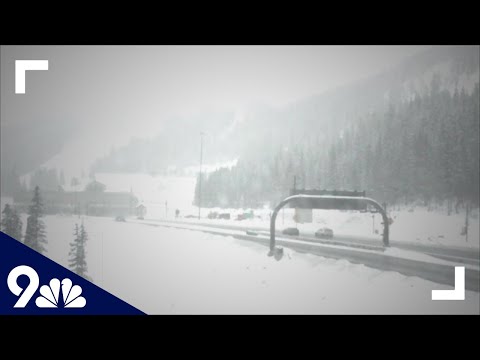 Slick roads in Colorado's High Country