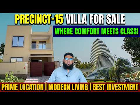 P-15 Villa for Sale | Where Comfort Meets Class | Prime Investment Opportunity | Bahria Town Karachi
