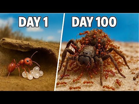 1000 fourmis de feu contre une proie mortelle | 100 jours de guerre coloniale