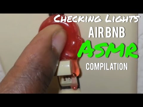 [ASMR] Checking lights at Air BnB's compilation you just never know😳