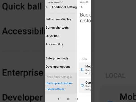 🔃How To Backup Photos And Videos On Poco X3 ,Data Backup Setting,Data Backup And Recovery