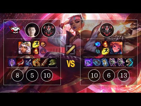 JDG Yagao Qiyana vs Zoe Mid - KR GrandMaster Patch 10.11