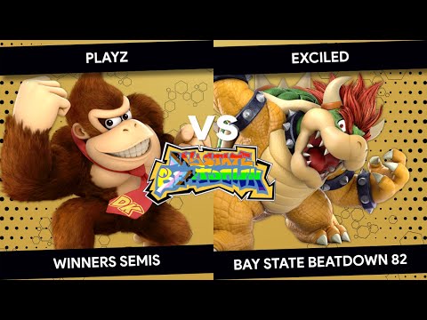 Bay State Beatdown 82 - Playz (Donkey Kong) vs Exciled (Bowser) - Winners Semis