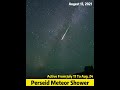 Perseid Meteor Shower 2021 Reaches Peak Shorts