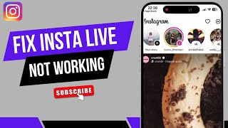 How to Fix Instagram Live Not Showing FAST