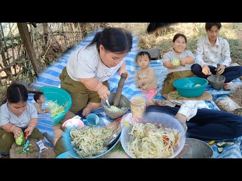 We will eat the sour pumpkin and fill our stomachs with it and eat it all.