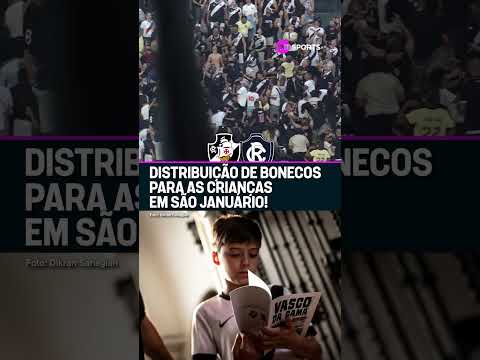 CHOVEU BRINQUEDO PARA AS CRIANÇAS DA TORCIDA DO VASCO! #shorts