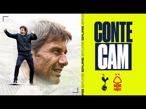 Antonio Conte's touchline CELEBRATIONS | CONTE CAM | Spurs 3-1 Nottingham Forest