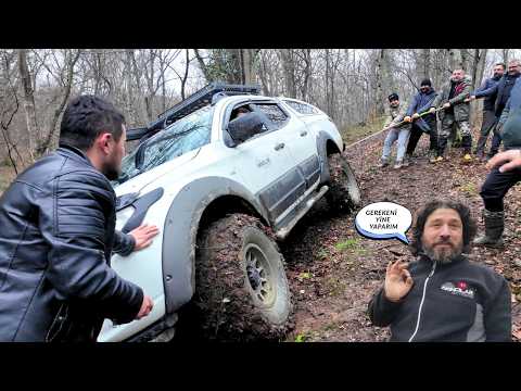 M57 PATROL, 2JZ PATROL, 2.8 HILUX, L200 ÇAMURLU ORMAN PARKURU...#akıncılarextreme #offroad