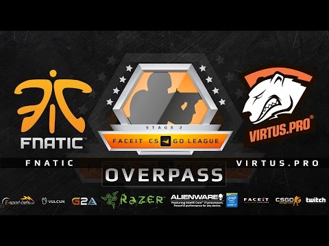 Fnatic vs Virtus.pro - Overpass (FACEIT League 2015 Stage 2 EU)