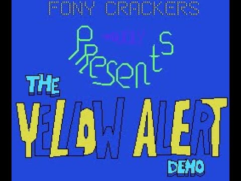 Yellow Alert Demo (1989, MSX2, Fony)