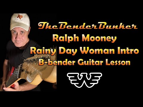 B-bender Guitar - Ralph Mooney "Rainy Day Woman" Waylon Jennings Intro!