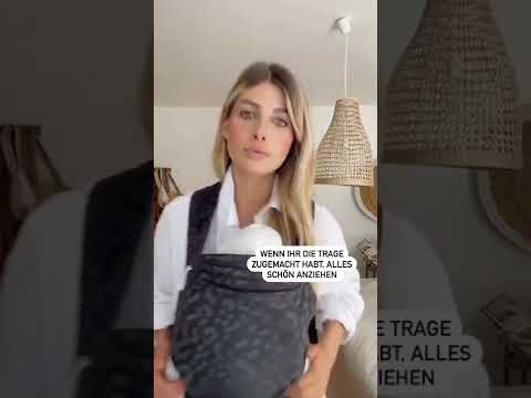 How to wear your sandiia tiimeless babycarrier! #babycarrier #babytrage #baby #tragebaby #tutorial