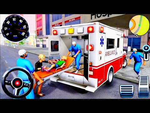 Ambulance Driving City Rescue Simulator 3d 2025 | 911 Us Emargency Ambulance Game | Android Gameplay
