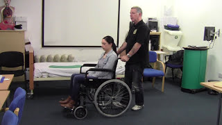 Push And Pull With The Wheelchair - Patient Moving & Handling