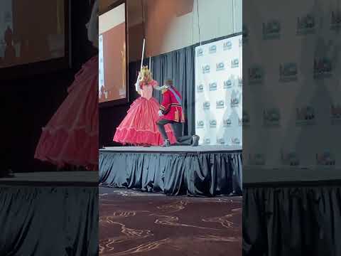 Winner of the Cosplay contest at Motor city comic con #motorcitycomiccon #princesspeach #mario