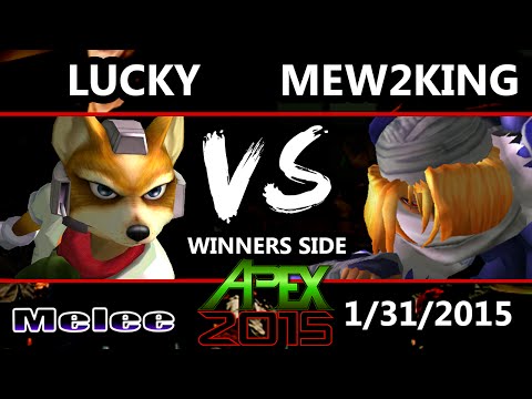 Apex 2015 - Mew2King (Sheik) Vs. Lucky (Fox) - Winners Round 2 - SSBM