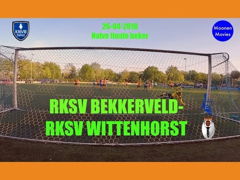 Doelpunten bekerwedstrijd Bekkerveld-Wittenhorst 26-04-2018