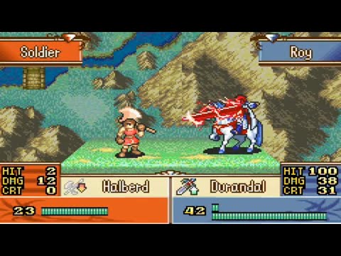 Brave Eliwood GBA Custom animation Fire Emblem Microhacking