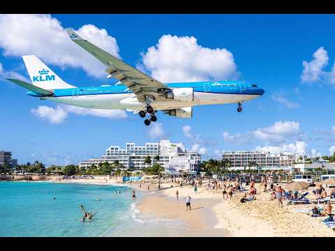 SONESTA MAHO BEACH LOW LANDINGS and JETBLASTS at ST. MAARTEN