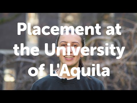 Anna Curle: Placement at the University of L'Aquila