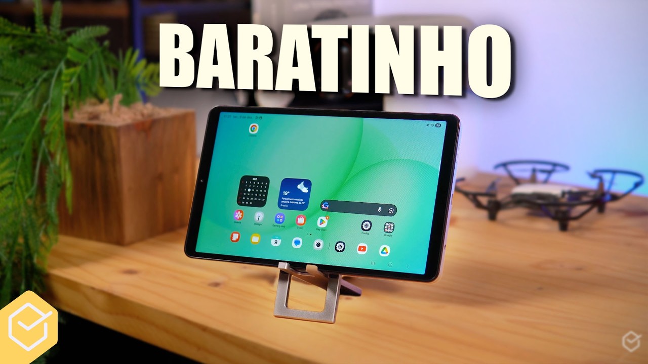 Miniatura da avaliação em vídeo de Tablet Samsung Galaxy Tab A9 8.7 polegadas 4GB RAM 64GB
