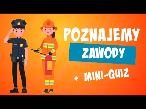 Zawody 👮‍♀️👩‍🌾👩‍⚕️ Zawody dla dzieci | Nauka zawodów