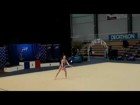 Eleonore Hache Championnat de France 2022 NatB 14/15 ans cerceau