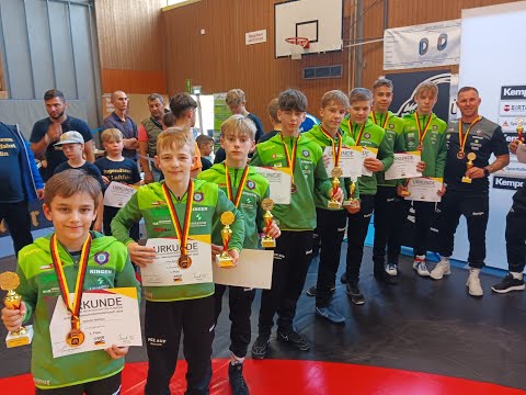 Deutsche Meisterschaft der Schülermannschaften im Ringen 2024 FC Erzgebirge Aue in Heusweiler