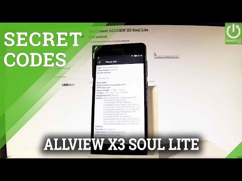 ALLVIEW X3 Soul Lite CODES / Testing Menu / Hidden Mode