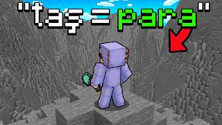 Minecraft Sunucusunda TAŞ = PARA 💵