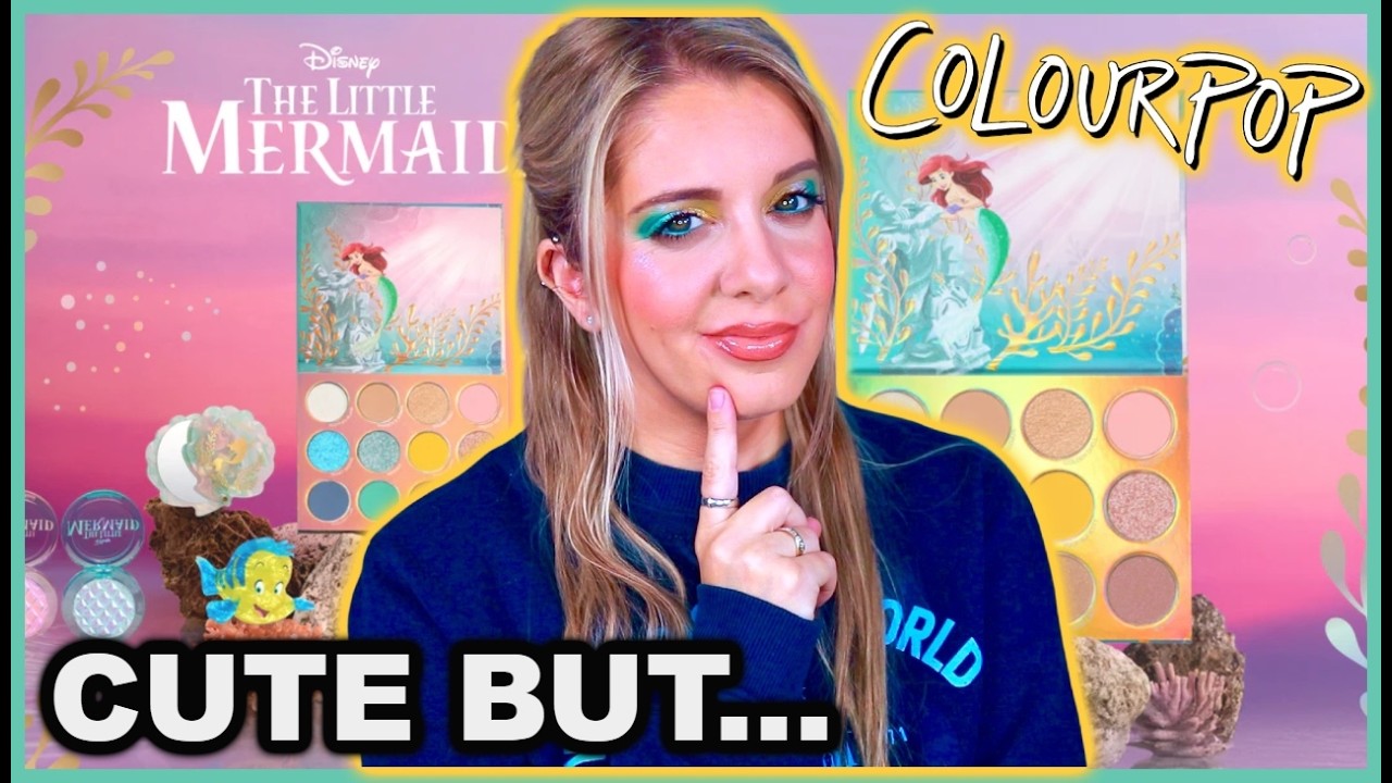NEW ColourPop x The Little Mermaid Collection | $99 for THIS?! 😳
