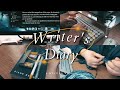 [writer’s diary] 🌙 editing, crocheting, & lots of writing // a productive writing vlog