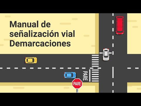 Manual de señalización vial - Demarcaciones