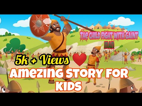 stones, slings, and gaint things | chapter-13 | English Bible for kids | cartoon for kids |