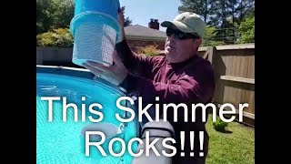 INTEX POOL SKIMMER - How to set up you above ground pool skimmer and how it works