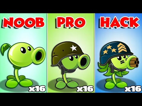 PvZ 2 Challenge - 16 Plants Max Level Vs 5 Super Ducky Tube Buckethead Zombies Level 20
