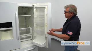 How To — Frigidaire/Electrolux Refrigerator Flapper Door Hinge Pin 241779401
