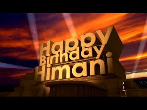 Happy Birthday Himani
