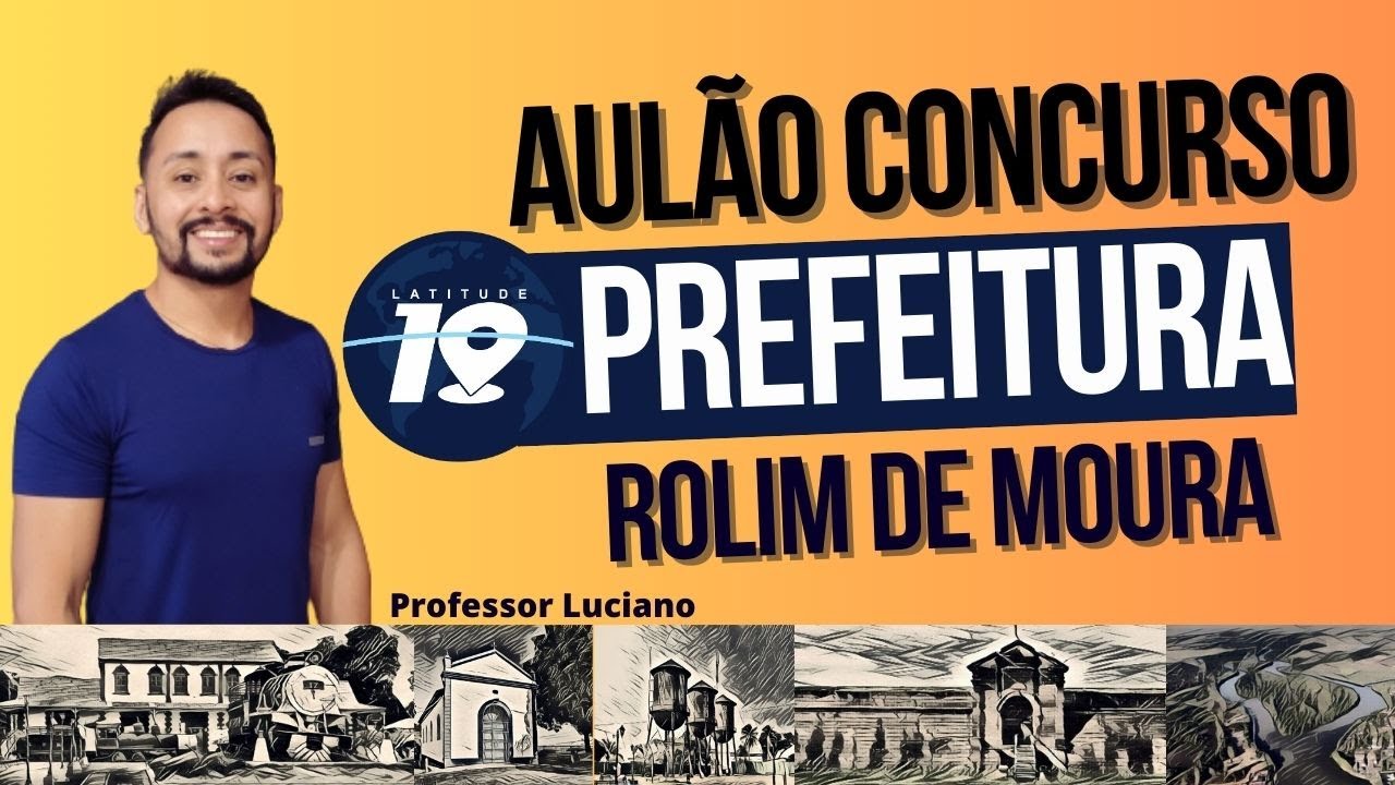 AULÃO CONCURSO PREFEITURA MUNICIPAL DE ROLIM DE MOURA 2024
