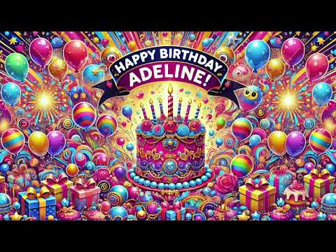 Happy Birthday Adeline Song For Kids