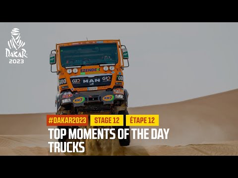 ダカール・ラリー2023 カミオントラッククラスのステージ12ハイライト動画