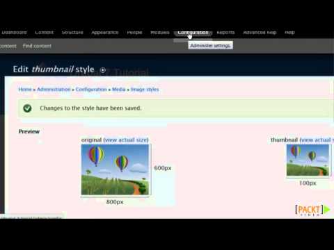Building a Website with Drupal tutorial Media | packtpub com