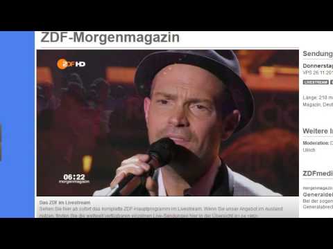 ZDF-Morgenmagazin über Roger Cicero am 26.11.15