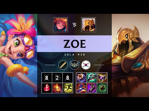 Zoe Mid vs Azir - KR Challenger Patch 25.11